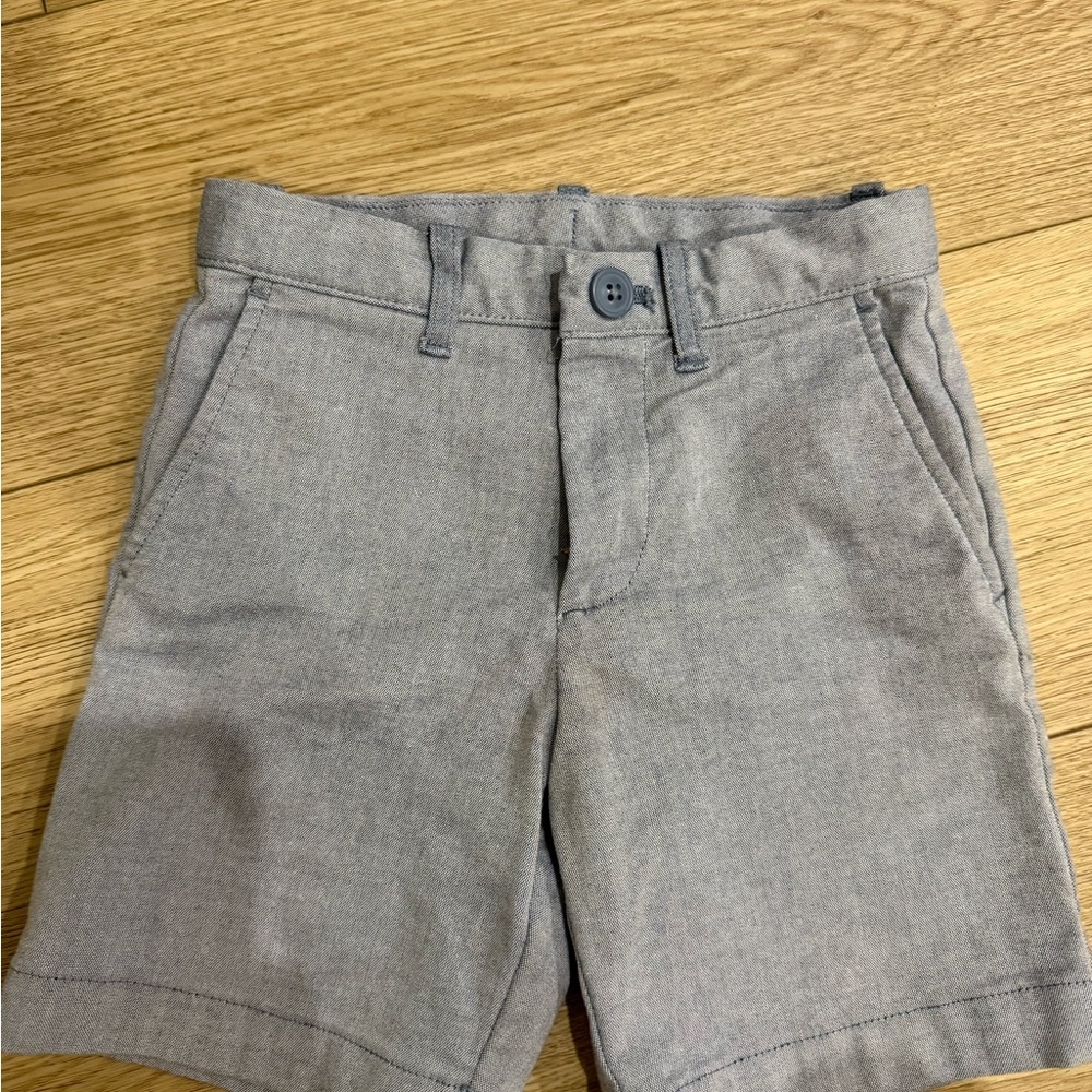 Crewcuts Light Gray Flat Front Shorts